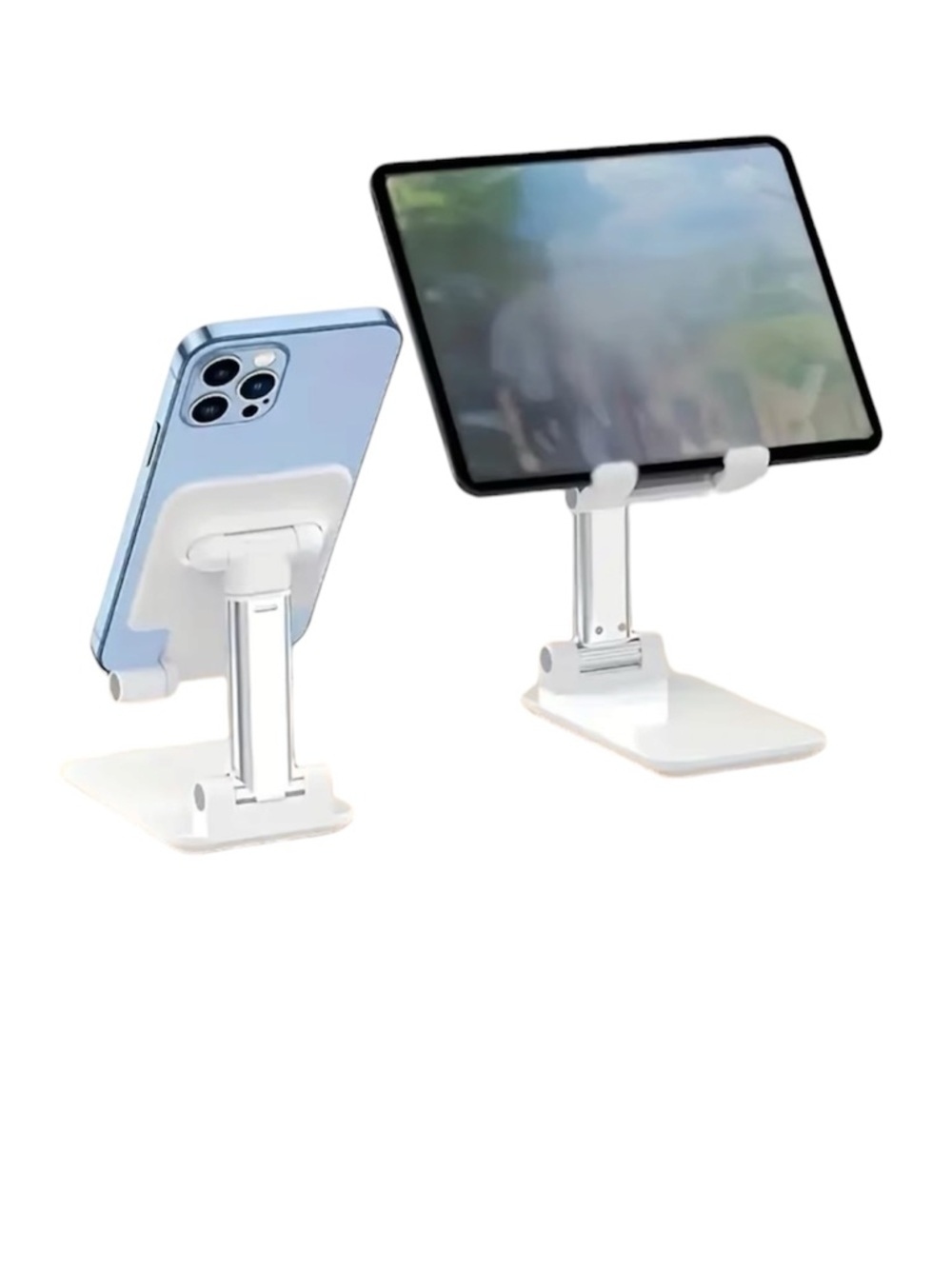Adjustable White Tablet & Phone Stand Holder - (1) - Picture 3 of 3